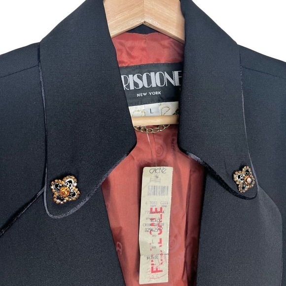 New Women’s Vintage Cache Criscione New York Blazer Size Large - Picture 4 of 10